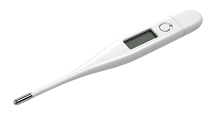 Digital thermometer, white