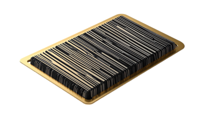 Complex chip on gold substrate