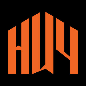 HUY letter design. HUY letter technology logo design. HUY Monogram logo design for an entrepreneur and business
