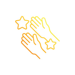 Outreach Gradient Line Icon