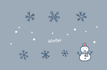 雪の結晶のベクターイラスト