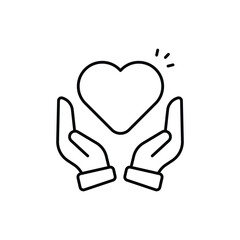 Hope Thin Line Vector Icon