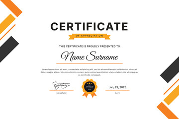 Certificate Template Design