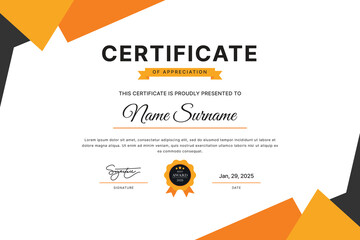 Certificate Template Design