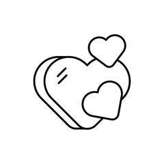 Love Thin Line Vector Icon