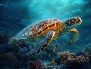 The Sea Turtle's Timeless and Peaceful Wisdom