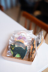 Halloween Cookie Assortment Spooky Treats in Transparent Packaging