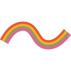 Retro Hippie Rainbow