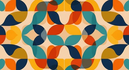 Vibrant Geometric Pattern Design.