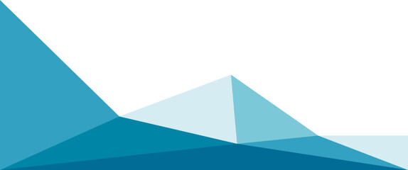 Abstract Geometric Footer