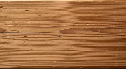 Close Up of Light Brown Wooden Plank.