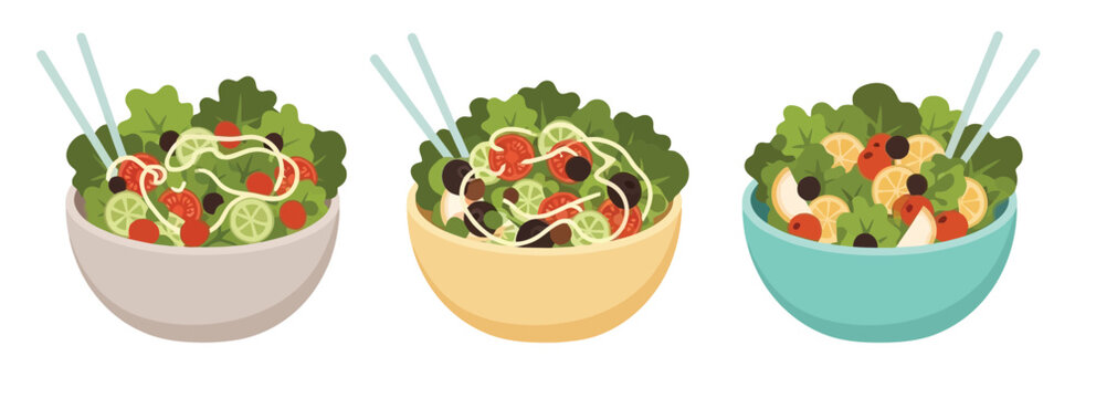 bowl of salad cartoon, salad illustration, healthy food cartoon, vegetable salad drawing, fresh salad bowl, salad clipart, cartoon salad vector, lettuce bowl cartoon, tomato salad illustration