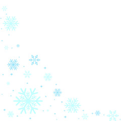 Christmas Snowflakes Corner Decoration