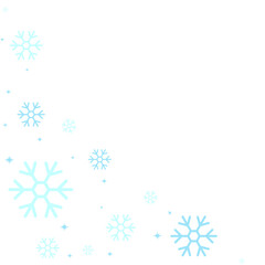 Christmas Snowflakes Corner Decoration