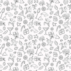 The Christmas pattern. New Year. Christmas Tree Gifts Christmas Balls Star. Ideal for paper textiles.