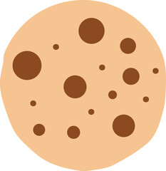 Cookie Vector Chocolate Chip Biscuit Illustration