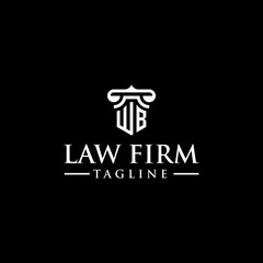 WB law logo design inspiration