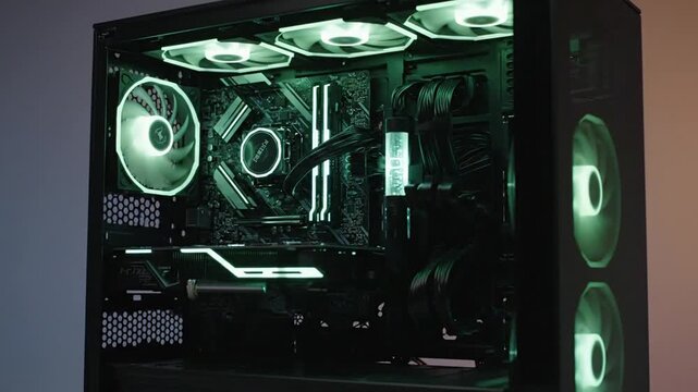 Custom built computer case