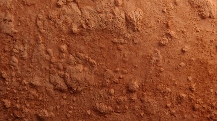 Close-up view of the textured Martian surface, showcasing its reddish-brown, dusty, and rocky terrain.