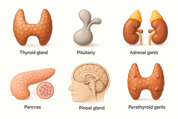 Human Endocrine System Diagram