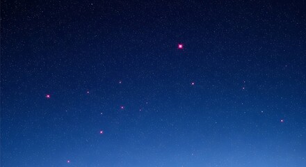 Night Sky with Scattered Lights.