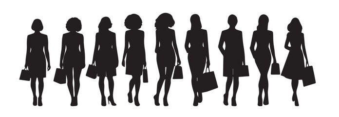 silhouette business woman