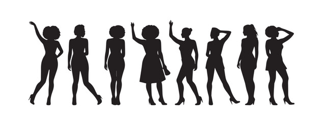 silhouette of a woman