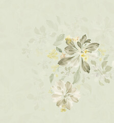 Assorted Hand painted Watercolor Floral Patterned Decorative Paper Collection