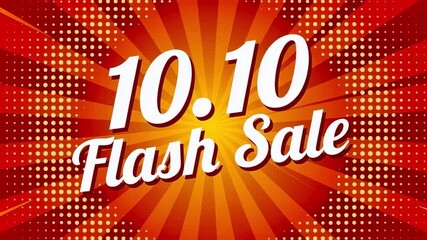 Explosive 10.10 Flash Sale event with up to 50% off offers