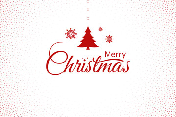 Merry Christmas and happy new year typography, December, stars, Christmas, Frost, Christmas tree typography in vector EPS, 10.