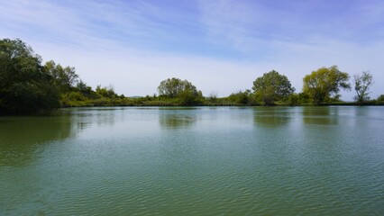 lake in the forest a