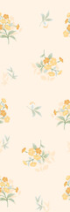 Assorted Hand painted Watercolor Floral Patterned Decorative Paper Collection