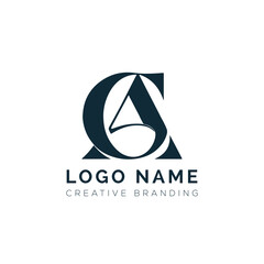 Elegant CA Lettermark Logo for Creative Branding