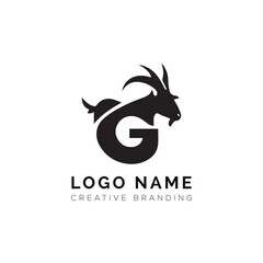 Goat Logo for Creative Branding