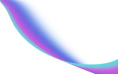 Abstract flowing neon wave with vibrant blue and pink colors on a dark backdrop