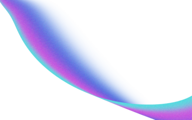Abstract flowing neon wave with vibrant blue and pink colors on a dark backdrop
