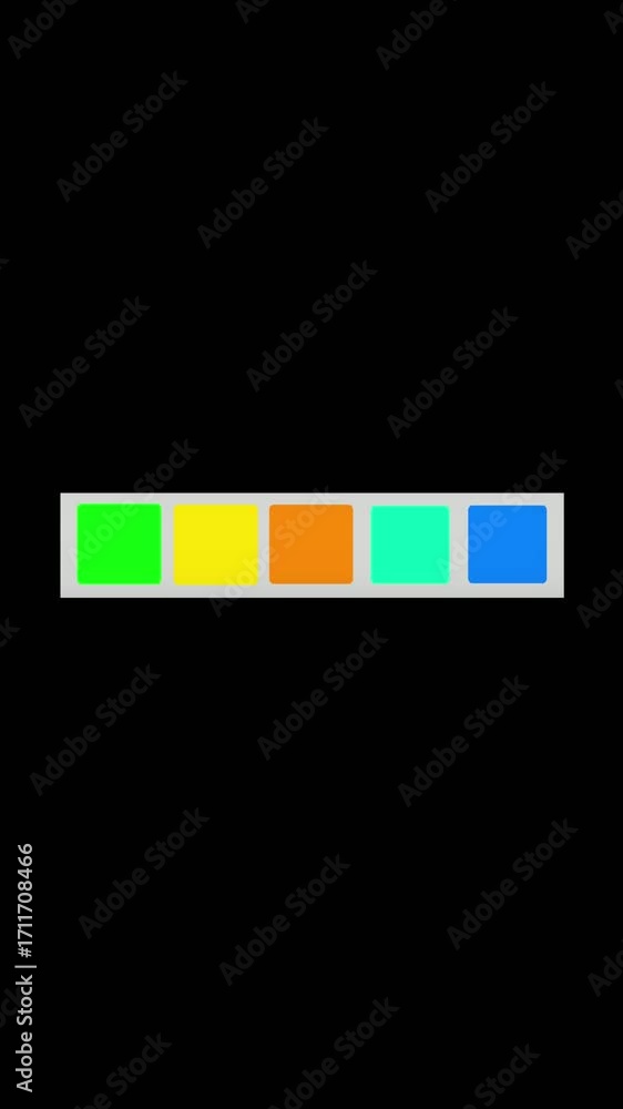 Poster animated green light signal transition vertical video digital technology interface loading bar progr