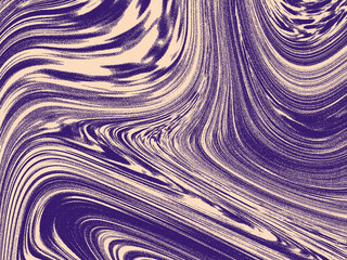 Whimsical Indigo Swirls Abstract Marbled Texture Art