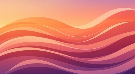 Obraz premium Abstract Colorful Wave Gradient Background – Modern Flowing Design in Vibrant Tones