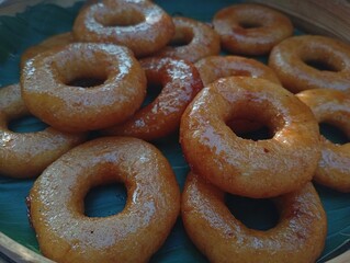donut with palm sugar