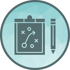 Strategy icon vector image. Suitable for mobile apps, web apps and print media.