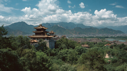 a rural town in china