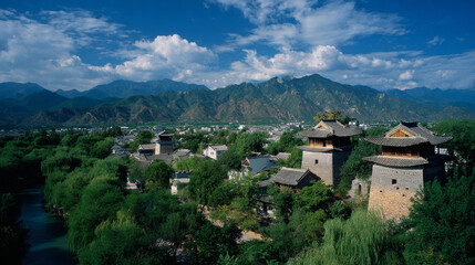 a rural town in china