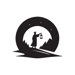 charity vector silhouette clip art logo design illustration