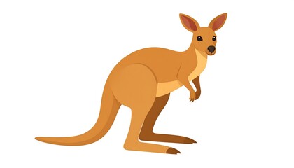 Cartoon kangaroo illustration (1)