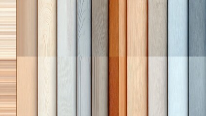 Collection of various wood grain textures
