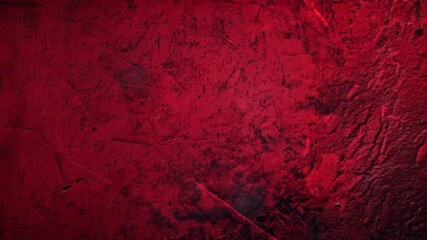 This abstract image features a vivid red texture with grunge effects and dark shadows, perfect for creative backgrounds, digital art projects, or design presentations. - Powered by Adobe