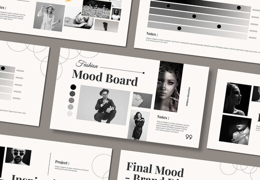 Fashion Mood Board Layout