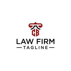 CB or HB law logo design inspiration