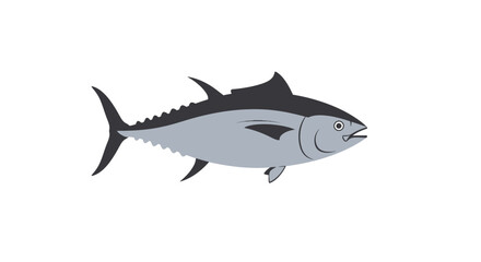 Realistic tuna fish swimming majestic ocean marine life seafood ingredient culinary food dish